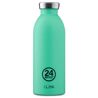 Afbeelding van Thermosfles Groen Mint 500 Ml RVS 24Bottles Earth Collection 7,3 X 20,4 Cm