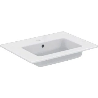 Afbeelding van Ideal standard tiempo meubelwastafel met kraangat overloop 61x45cm wit e066801