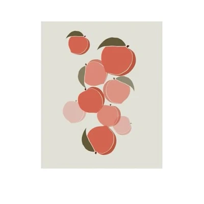 Afbeelding van Komar Artprint Cultivated Peaches Kinderkamer, slaapkamer, woonkamer (1 stuk)