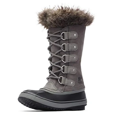 Afbeelding van Sorel Dames Jeanne d&#039;Arctic waterdichte winterlaarzen, Grijze steengroeve X Zwart, 40.5 EU