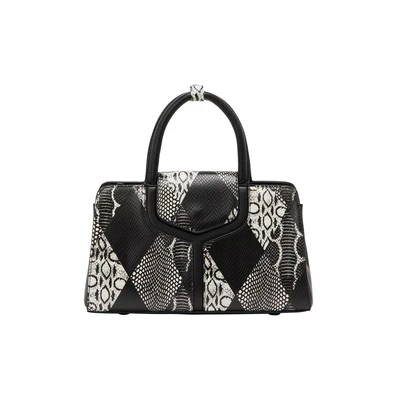 Afbeelding van faina Handtas, Dames, Maat: One Size, Brown black