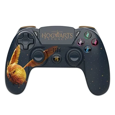 Afbeelding van Freaks and Geeks Harry Potter Hogwarts Legacy Draadloze controller geschikt voor PS4 LED Zwart