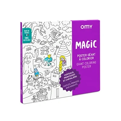 Afbeelding van O&#039;my Giant Coloring Poster 70 x 100, Magic