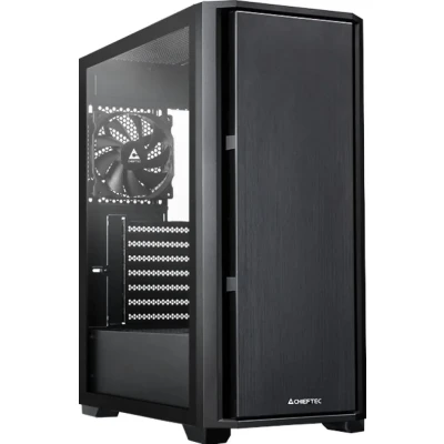 Afbeelding van Chieftec AS 02B TG OP computerbehuizing Midi Tower Zwart