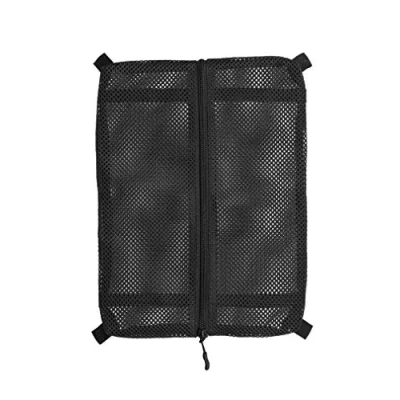 Afbeelding van Mil Tec Mesh Tas met Klittenband Toilettas Black Large