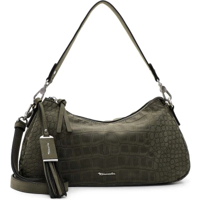 Afbeelding van Tamaris Schoudertas Charlotta Crossover Bag Fango Donkergroen