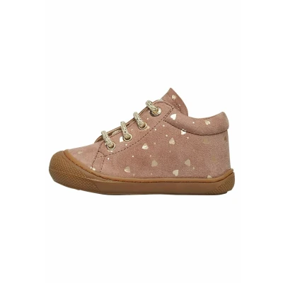 Afbeelding van Naturino Cocoon Babyschoenen voor kinderen, Maat: 24, Puderrosa Veloursleer