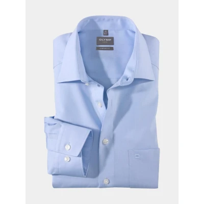 Afbeelding van OLYMP Luxor Comfort Fit Overhemd blauw, Effen
