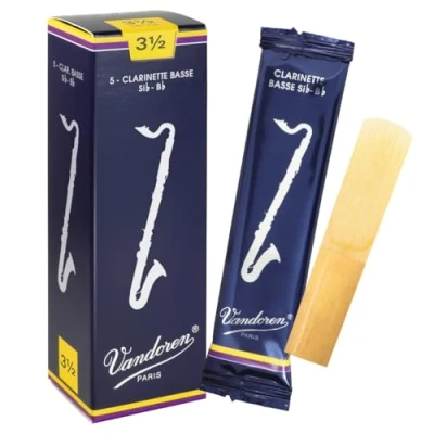 Afbeelding van Vandoren Bas Klarinet Traditional Rieten 3.5 5 Stuks Verpakking