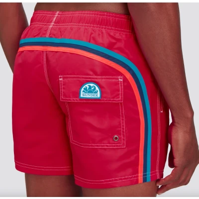 Afbeelding van Sundek Mid Waist Swim Short Flamingo 04 m