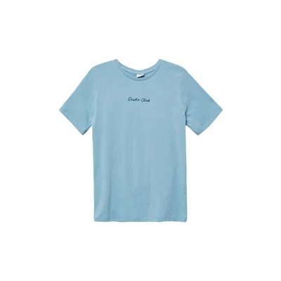 Afbeelding van s.Oliver MIT Stickerei UND RÜCKEN Tshirt print voor kinderen, Maat: 146/152, Himmelblau