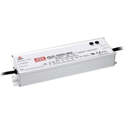 Afbeelding van Mean Well HLG 100H 24A LED driver, transformator Constante spanning, stroomsterkte 96 W 4 A 24 V/DC PFC schakeling, Overbelastingsbescherming,