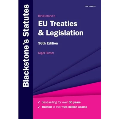 Afbeelding van Blackstone&#039;S Eu Treaties &amp; Legislation