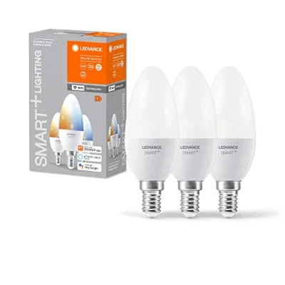 Afbeelding van ledvance led lamp smart wifi wit energie efficientieklasse f voet e14 4058075779051