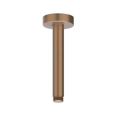 Afbeelding van IVY plafondbuis 15cm Geborsteld Mat Koper PVD