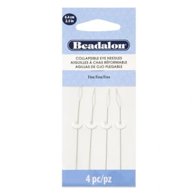 Afbeelding van Beadalon 2,5 inch fijne opvouwbare oognaalden, 4 stuks