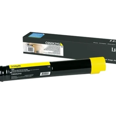Afbeelding van Lexmark C950X2YG Toner Geel Extra hoge capaciteit