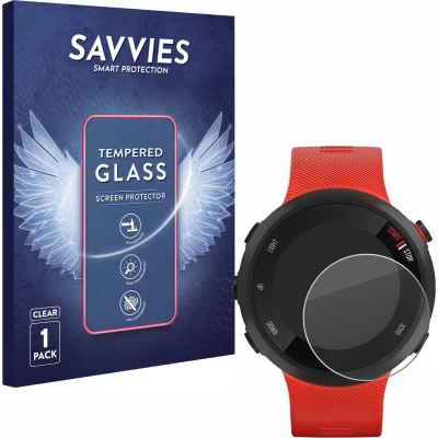 Afbeelding van Savvies Glas Screenprotector voor Garmin Forerunner 45 Gehard Beschermglas 9H