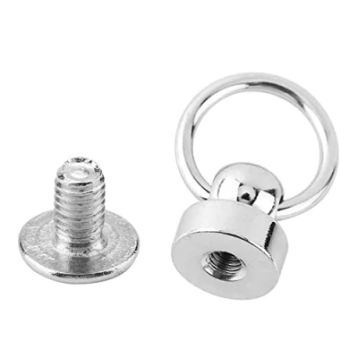 Afbeelding van 10 Sets Klinknagels Met Metalen Ring Zilverkleur 9 Mm Voor Doe Het Creatieve Hobby Accessoires