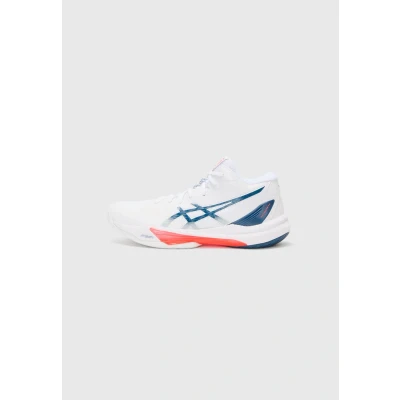 Afbeelding van Asics SKY Elite 3 Volleybalschoenen, Heren, Maat: 49, White/mako blue Textiel/ synthetisch