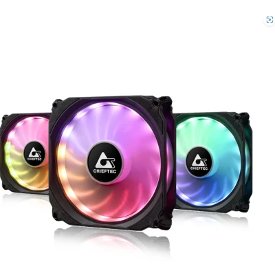 Afbeelding van Chieftec CF 3012 RGB PC ventilator Zwart