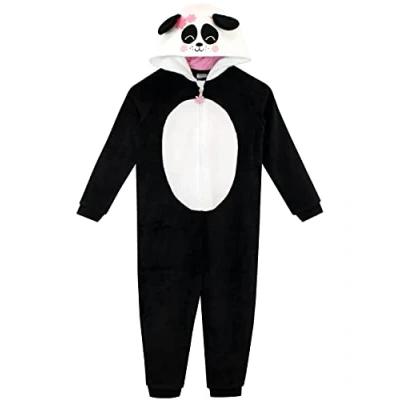 Afbeelding van Harry Bear Meisjes Onesie Panda Zwart 152