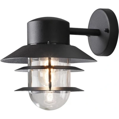 Afbeelding van Konstsmide Wandlamp Modena 60w 230v Aluminium 26 Cm Zwart