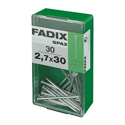 Afbeelding van Fadix Nagels / Spijkers Platte kop 2.7x30mm 30 stuks