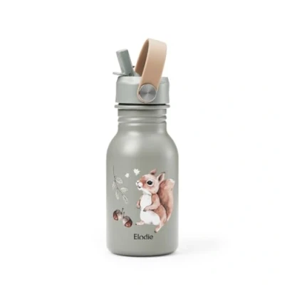 Afbeelding van Elodie Water Bottle Waterflessen kinderen Drinkfles met rietje Drinkbeker 350 ml Chipmunk Darling
