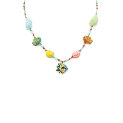 Afbeelding van Singularu REEF Ketting goldcoloured, Dames, Maat: One Size, Gold coloured