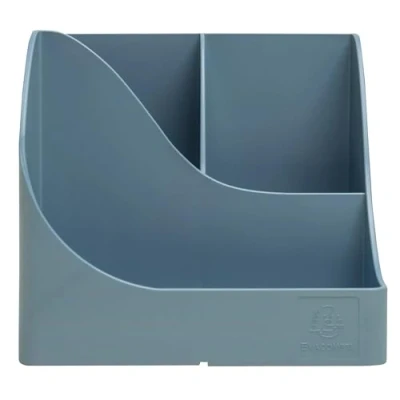 Afbeelding van Exacompta 69570D 4x Pot à crayons Pen Wave Bleu Gris
