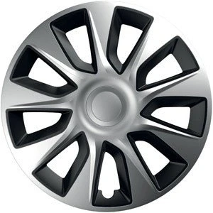 Afbeelding van Altium 505117 Wieldoppen, 17 inch, chroom, zwart, 4 stuks
