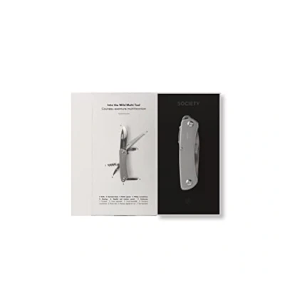 Afbeelding van Society Paris Zakmes / Multitool met 6 functies RVS Luxe geschenkbox
