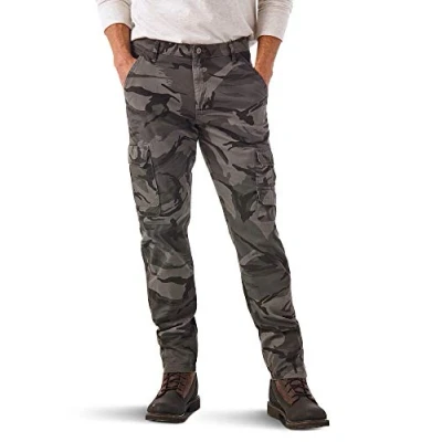 Afbeelding van Wrangler Authentics Cargobroek voor heren, regular taps toelop, grijs, 31W / 30L