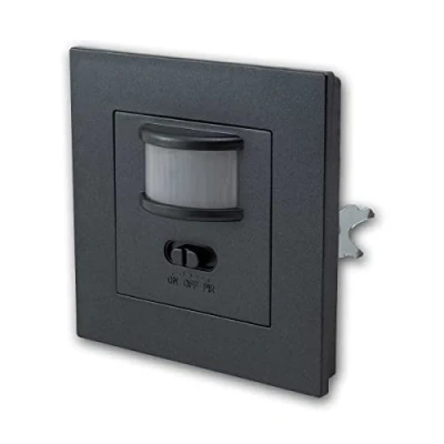 Afbeelding van McShine PIR infrarood bewegingsmelder LX 23 160, 220 240V, max. 500W, inbouw, antraciet