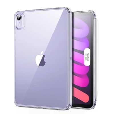 Afbeelding van ESR Hybride Clear Case Compatibel met iPad Mini 6 (8.3 &quot;, 2021), slank en licht, vergelingsbestendig, harde rug, zacht frame, volledig ondersteunt potlood 2, klassieke serie, helder