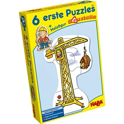 Afbeelding van Haba 6 eerste puzzels Bouwterrein