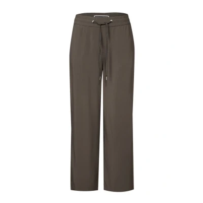 Afbeelding van Street One WIDE LEG Broek, Dames, Maat: 36x26, Braun