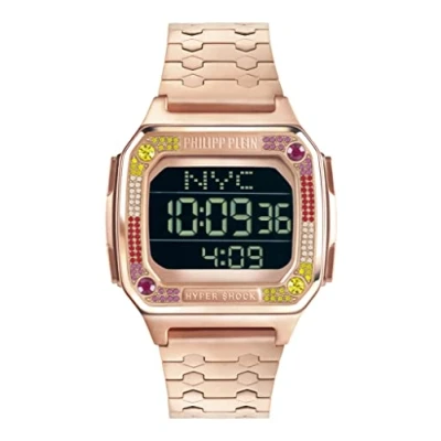Afbeelding van Philipp Plein Hyper $hock Unisex Horloge Rosékleurig PWHAA0821