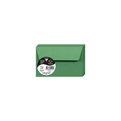Afbeelding van Clairefontaine 5591C enveloppen, zelfklevend, 9 x 14 cm, 120 g, dennengroen