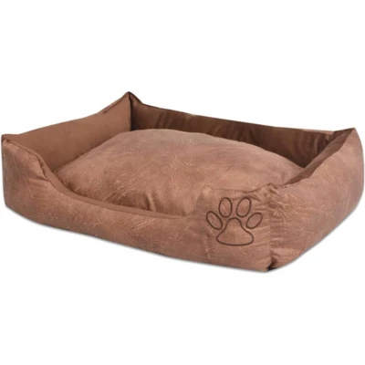 Afbeelding van vidaXL Hondenbed kussen PU kunstleer maat S beige