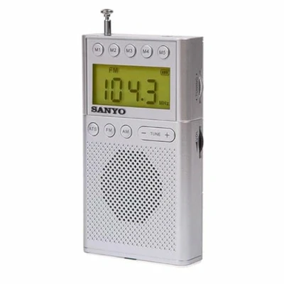 Afbeelding van Portable Digitale Radio Sanyo Zilverkleurig AM/FM