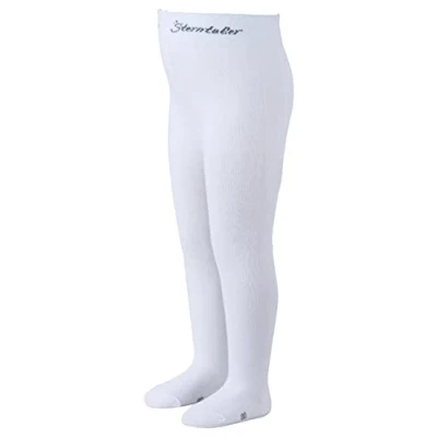 Afbeelding van Sterntaler Uni panty voor babymeisjes, wit, 110/116 cm