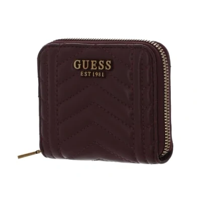 Afbeelding van GUESS Lovide SLG Small Zip Around Wallet Merlot