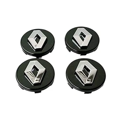 Afbeelding van Wiel Velg Center Naaf Cap Cover Auto Decoratie Hub Caps 57mm voor Koleos Duster Megane,Black