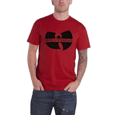 Afbeelding van WuTang Clan Logo Heren T shirt XL Rood