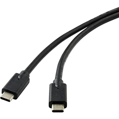 Afbeelding van Renkforce USB kabel 3.2 Gen2x2 C stekker 2.00 m Zwart Afgeschermd RF 4531576
