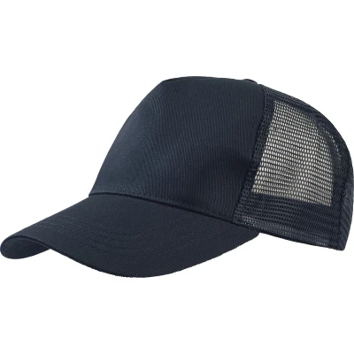 Afbeelding van Atlantis Rapper Cotton 5 Panel Trucker Cap (Marine/Navy)