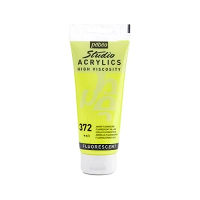 Afbeelding van Pébéo 832372 Studio Acrylverf, 1 tube, 100 ml, neongeel
