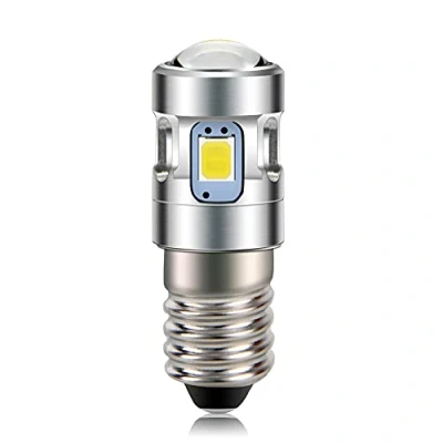 Afbeelding van Ruiandsion E10 LED Upgrade Torch Zaklamp Lampen 3 V Wit 2835 4SMD Chips met Projector voor 2 Cell C &amp; D Fiets Mini Koplamp Zaklampen Werklampen